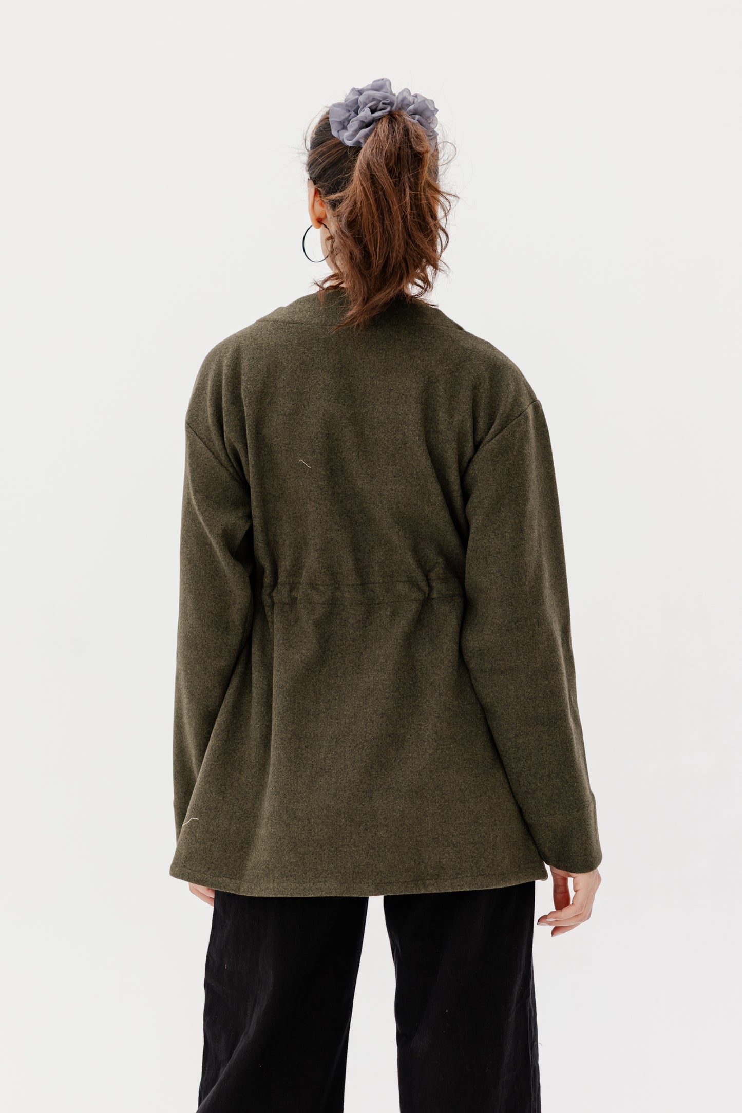 Umber Jacket in Olive Green