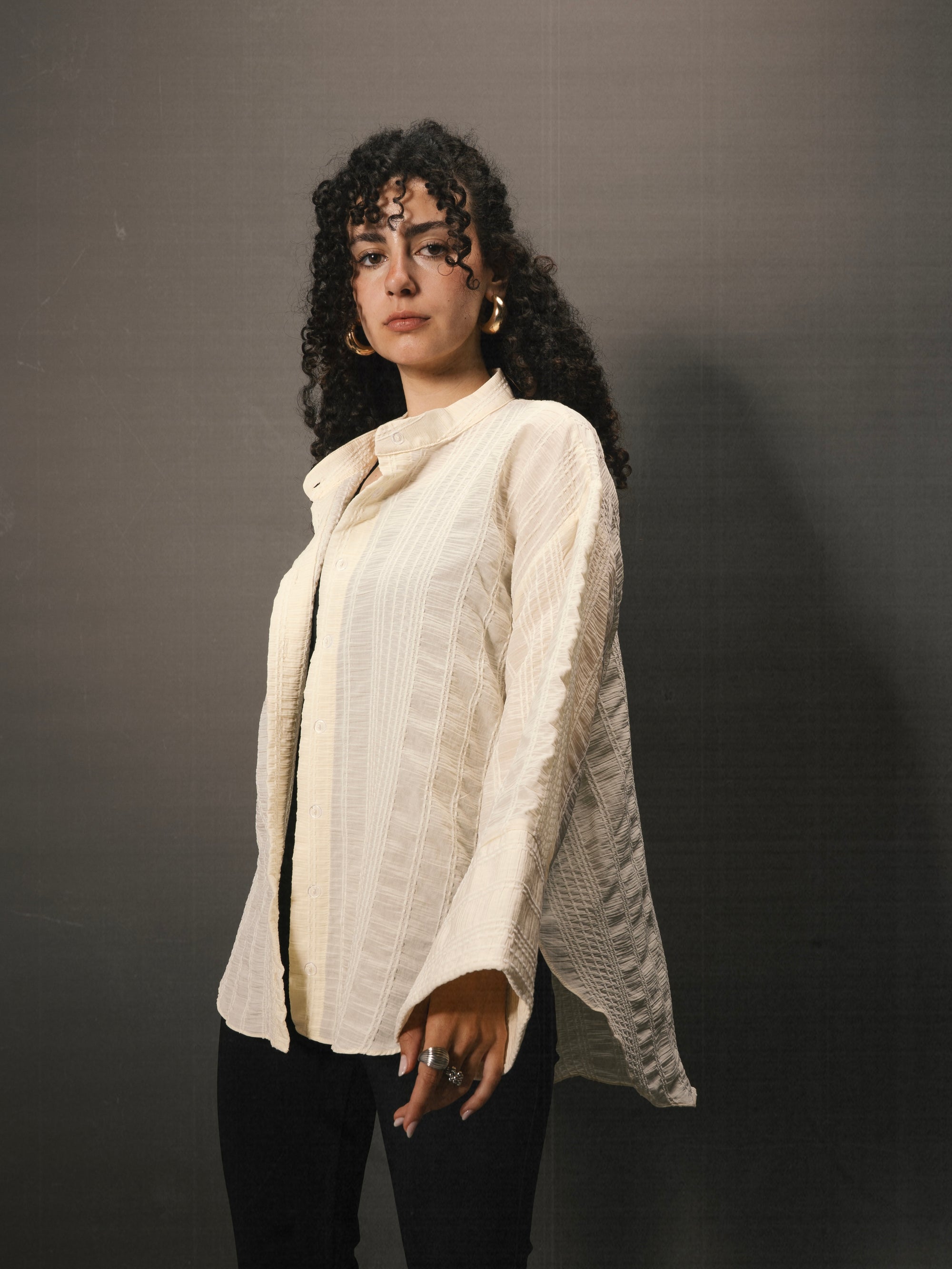 Fling Shirt in Butter Yellow