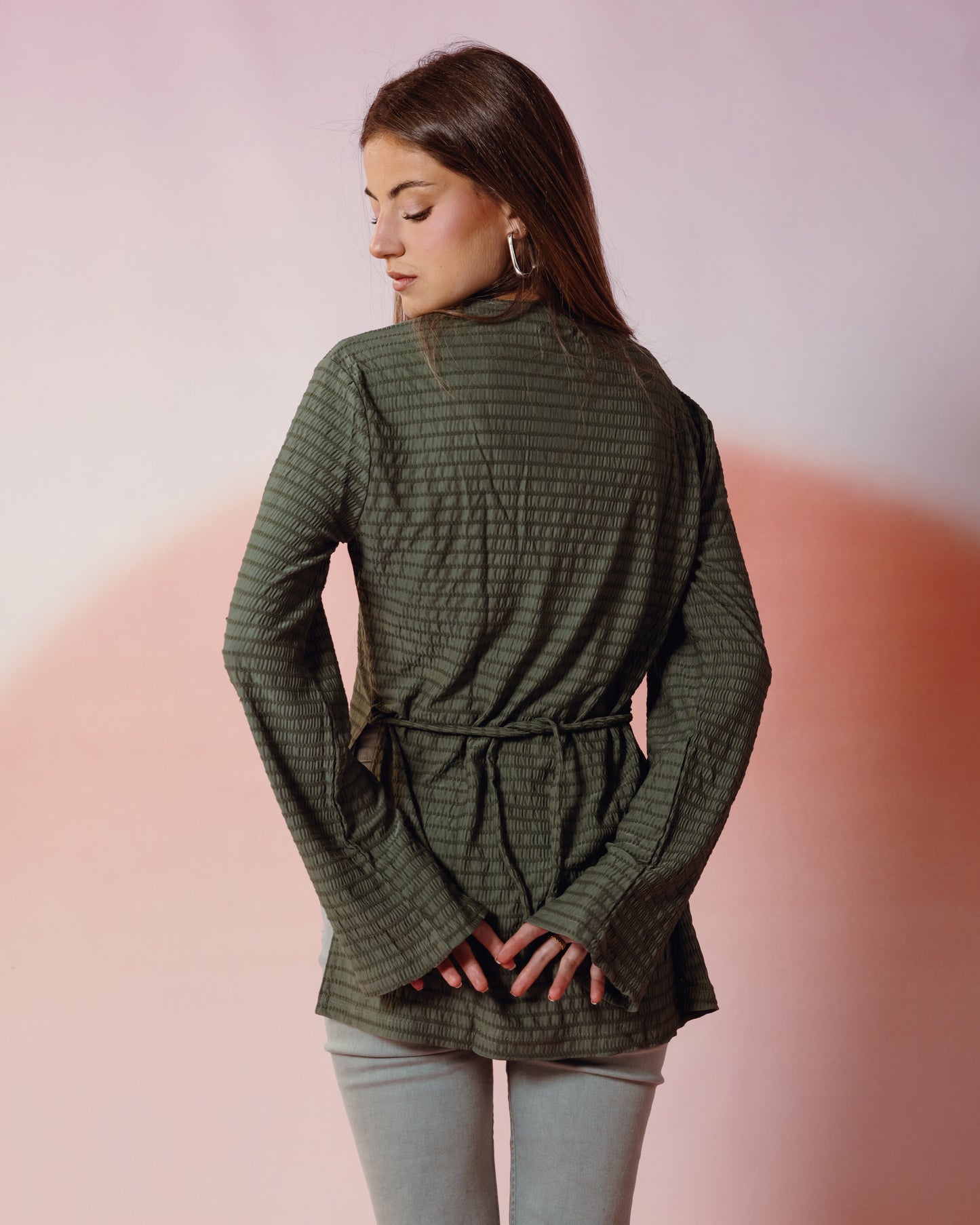 Static Top in Green