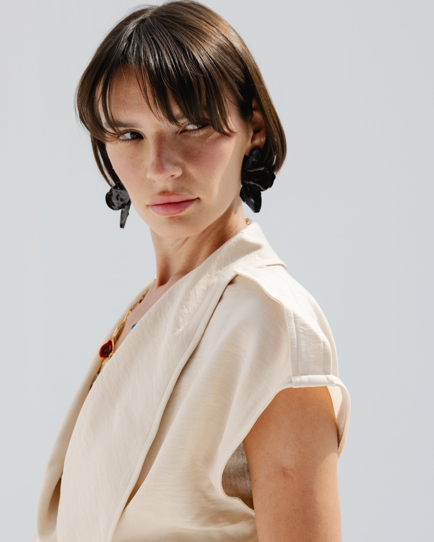 Valera Linen Set in Light Beige