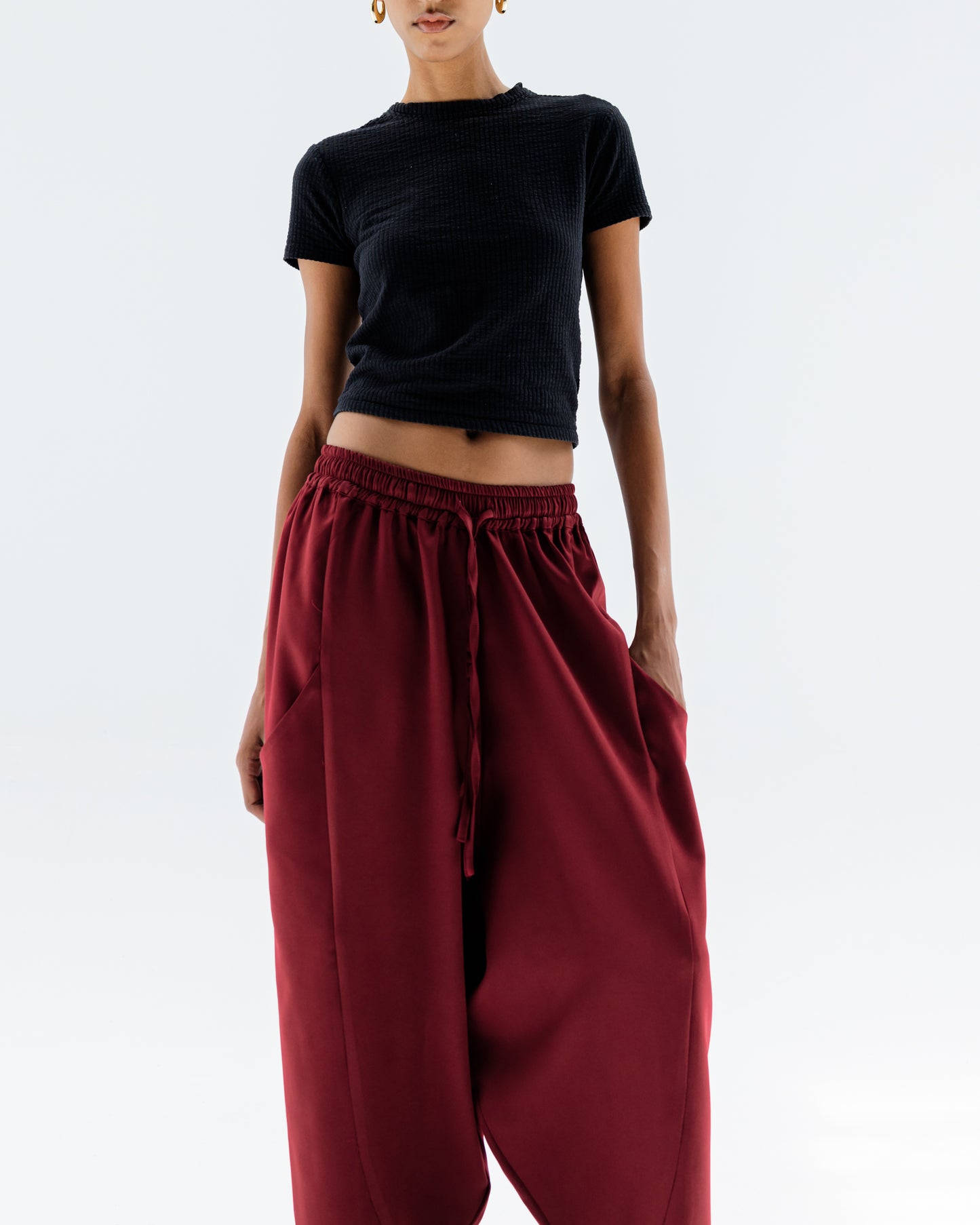 Dune Pants in Burgundy