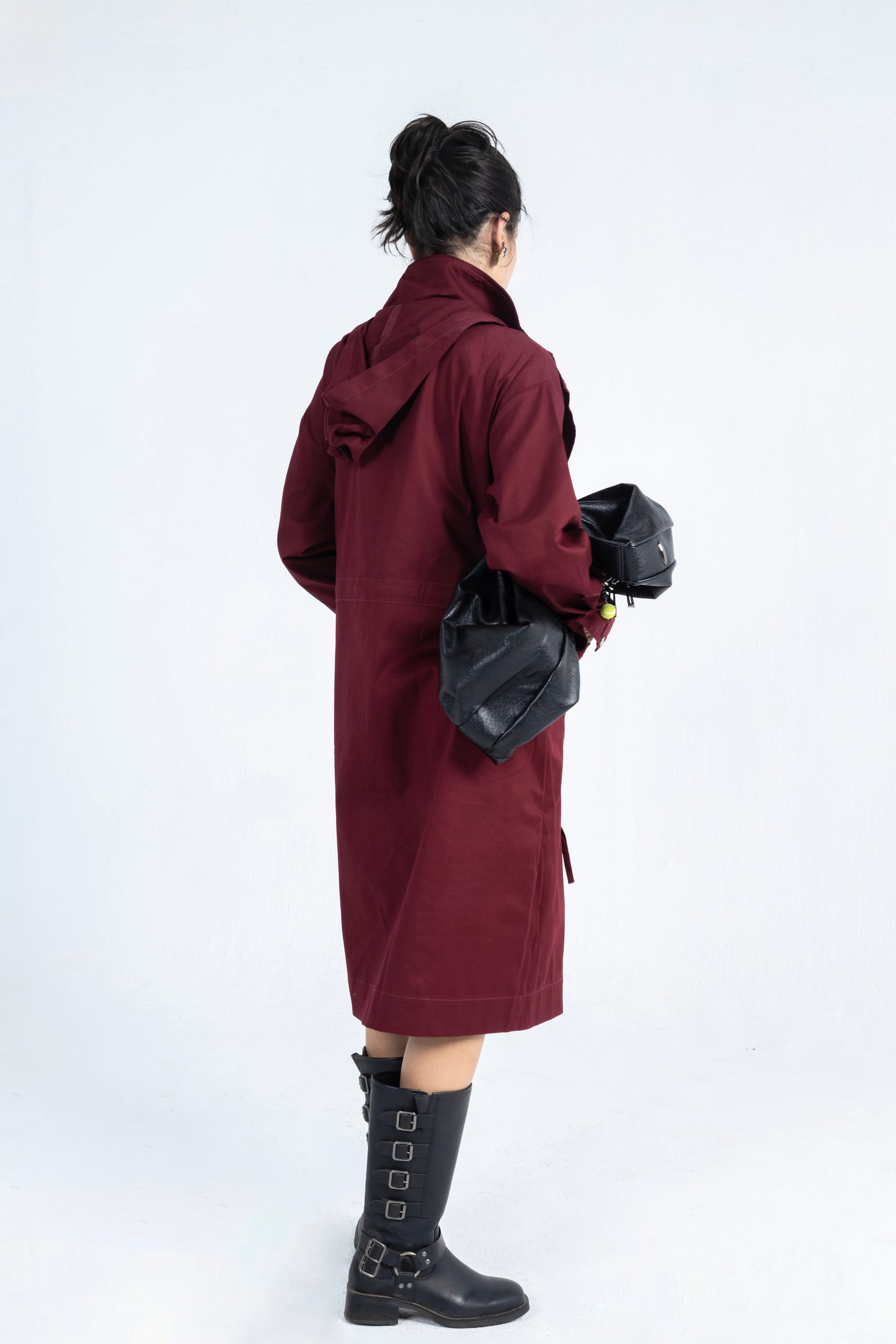 Maple Coat in Burgundy