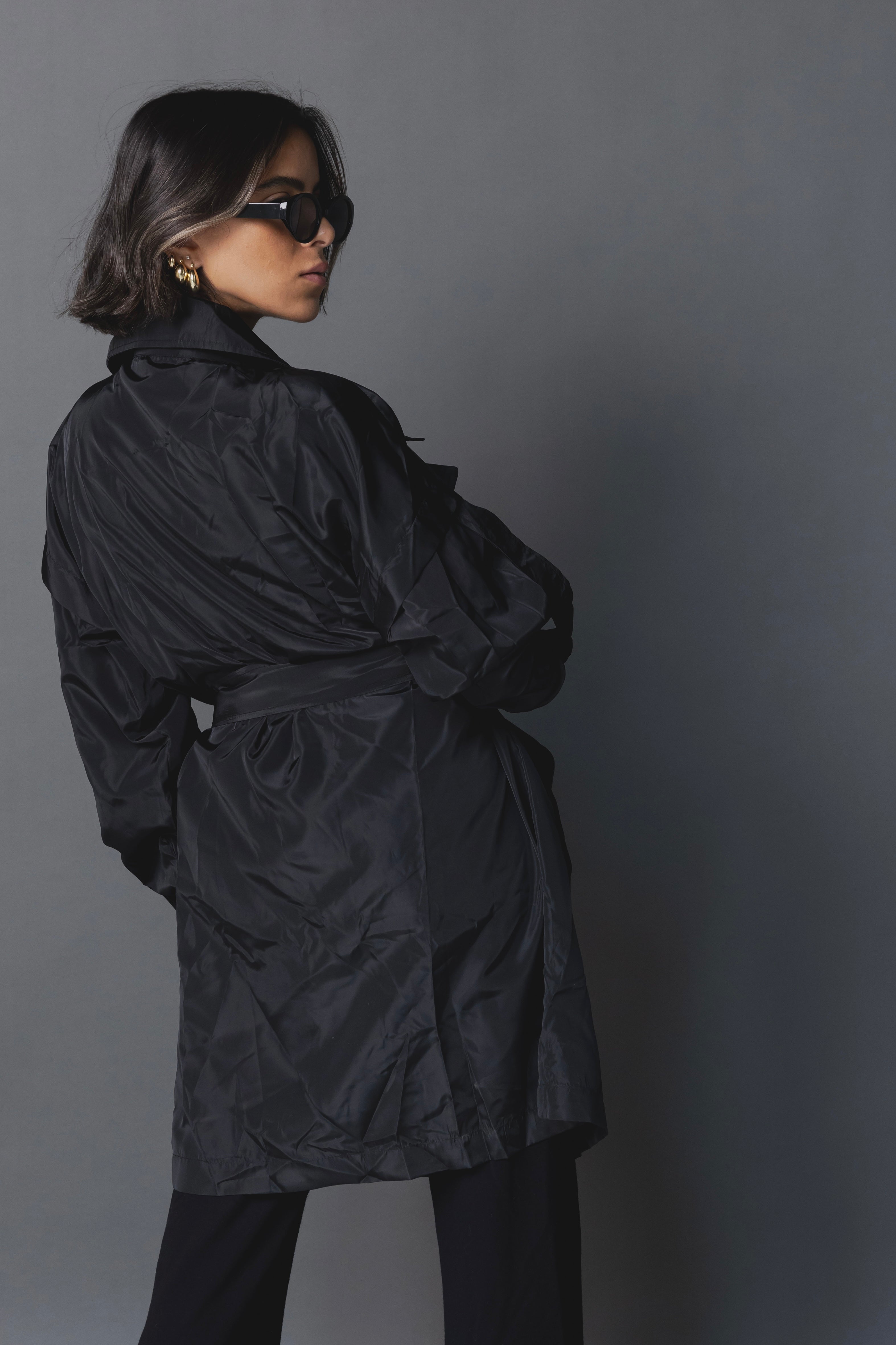 Anchor Waterproof Coat in Black