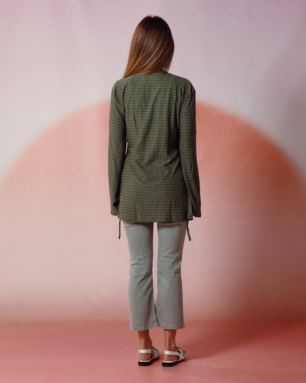 Static Top in Green