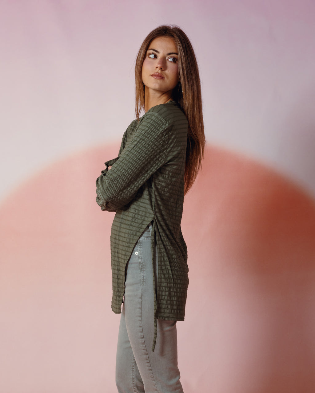 Static Top in Green