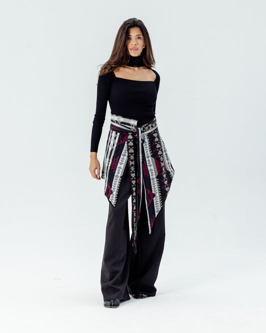 Alma Mini Wrap Skirt