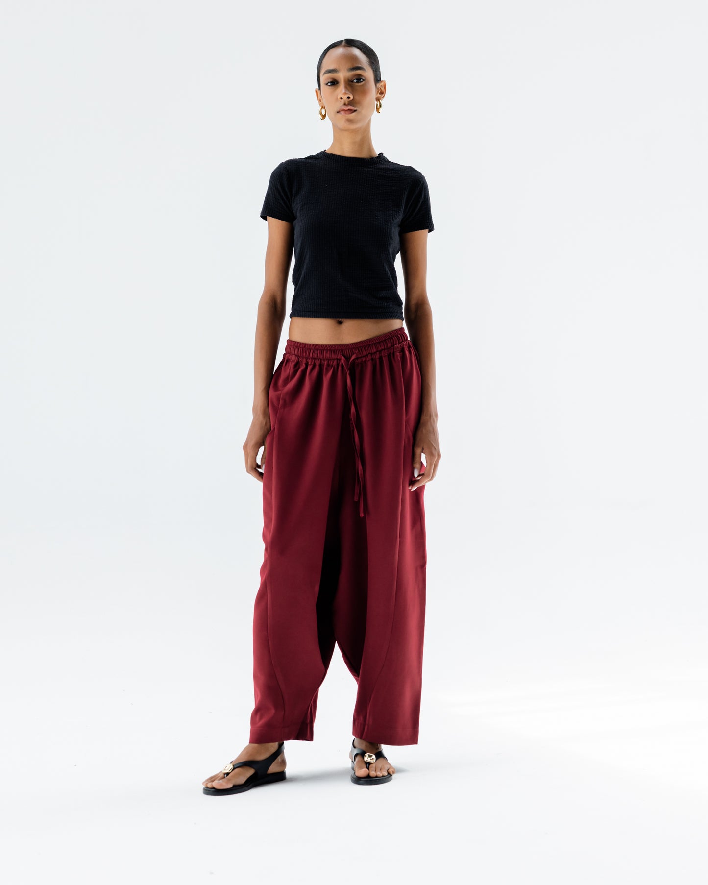 Dune Pants in Burgundy
