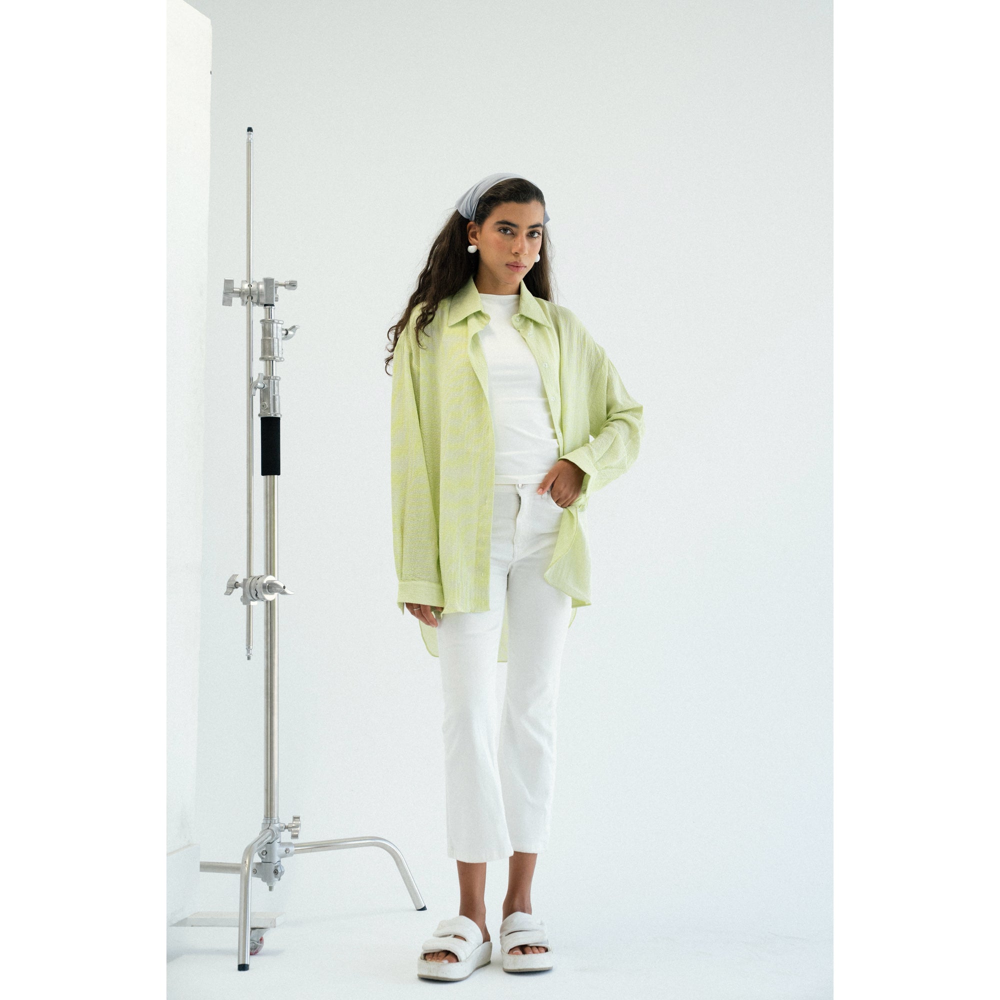 Haze Shirt in Lime