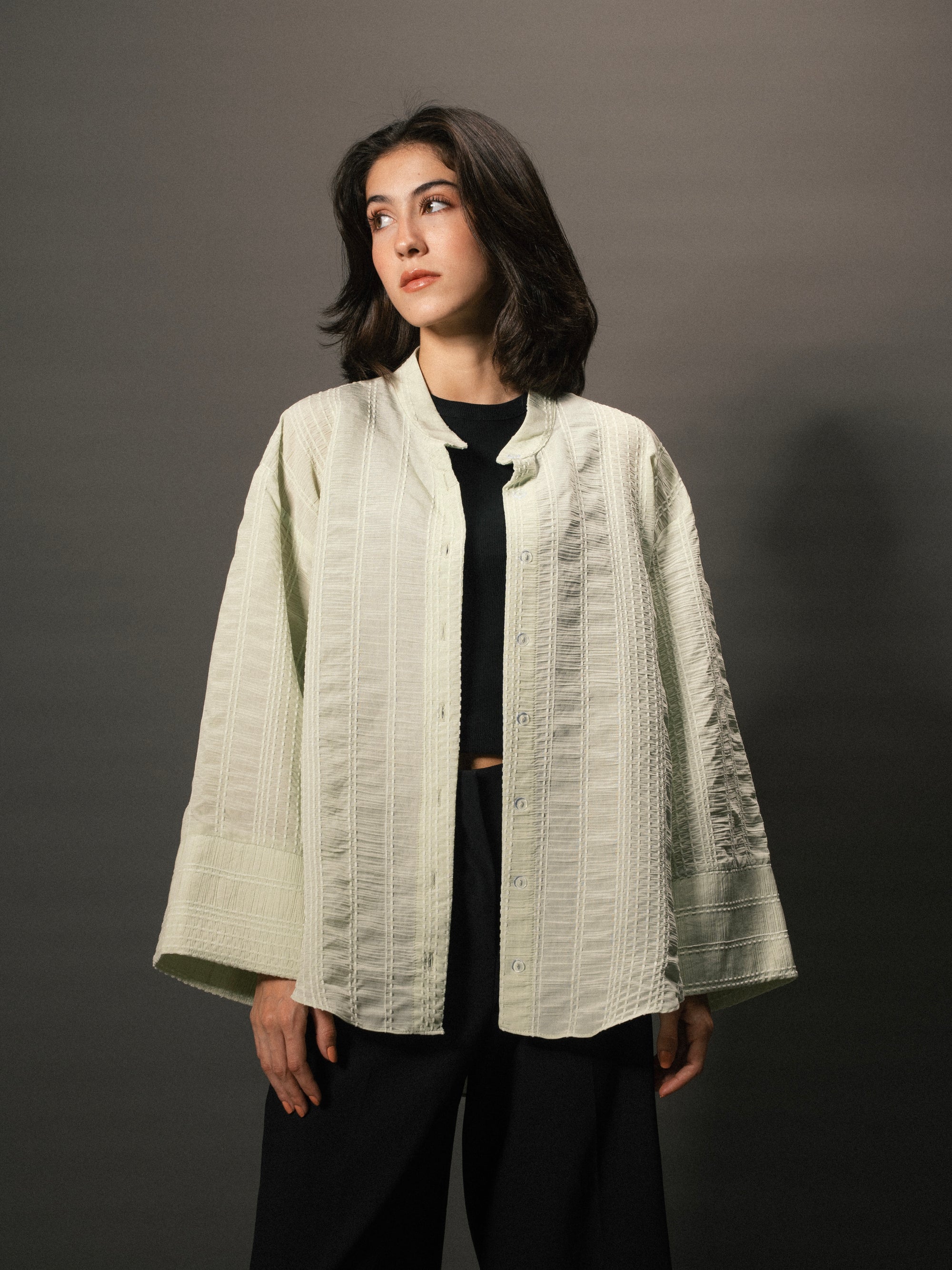 Fling Shirt in Mint Green