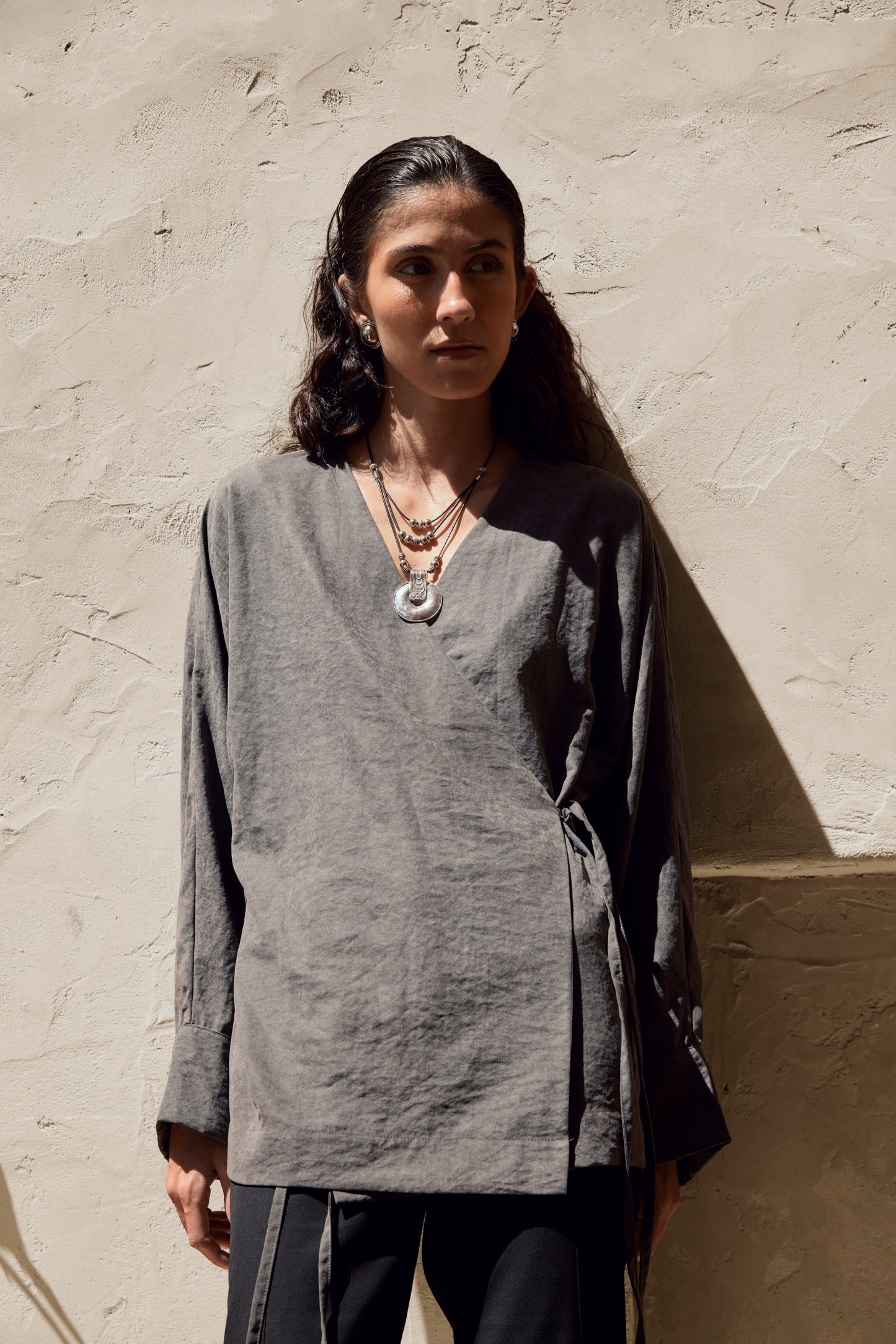 Orla Top in Grey