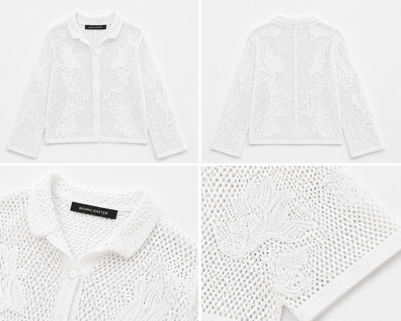 ISLA Knit Top in White