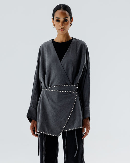 Orla Top in Grey