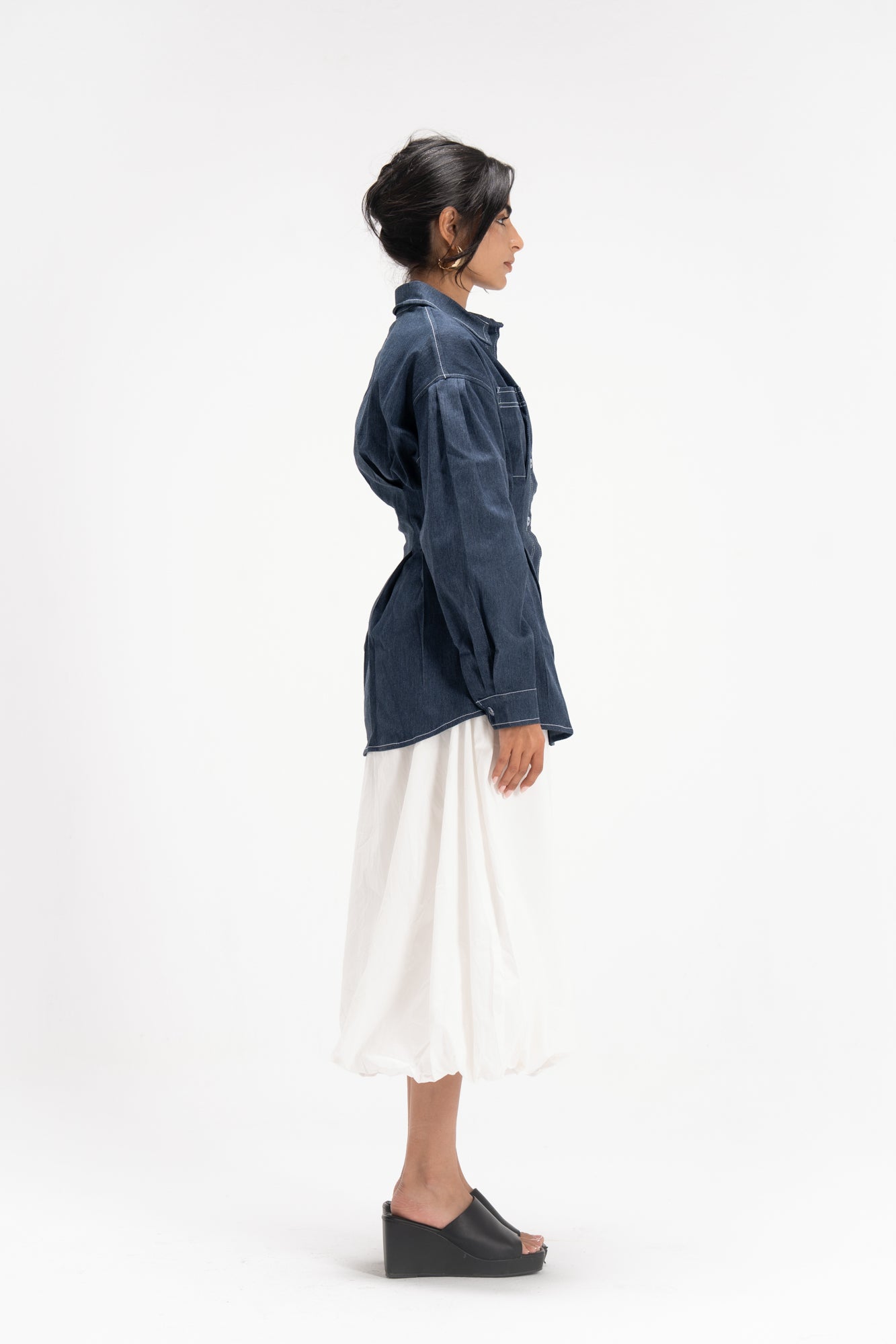 Vivid Denim Shirt in Blue
