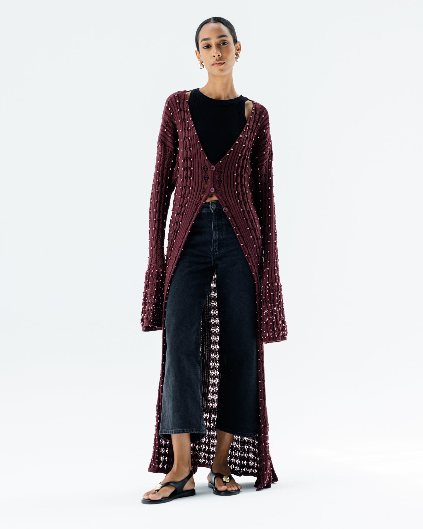 Special Edition Petalis in Burgundy - Pearls