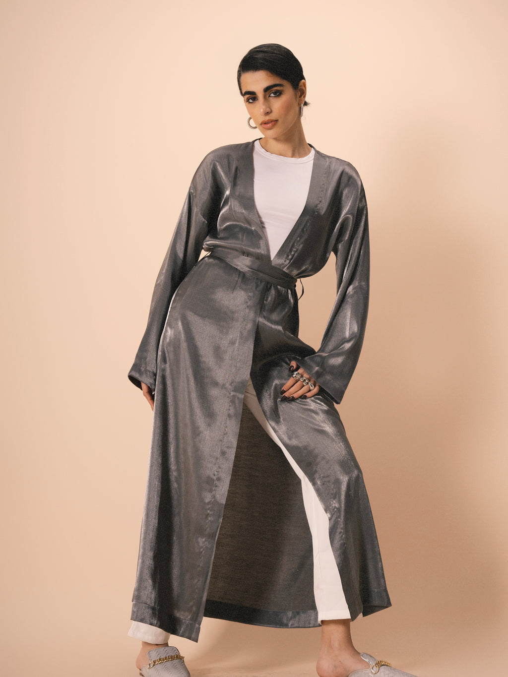Diara Kimono in Silver
