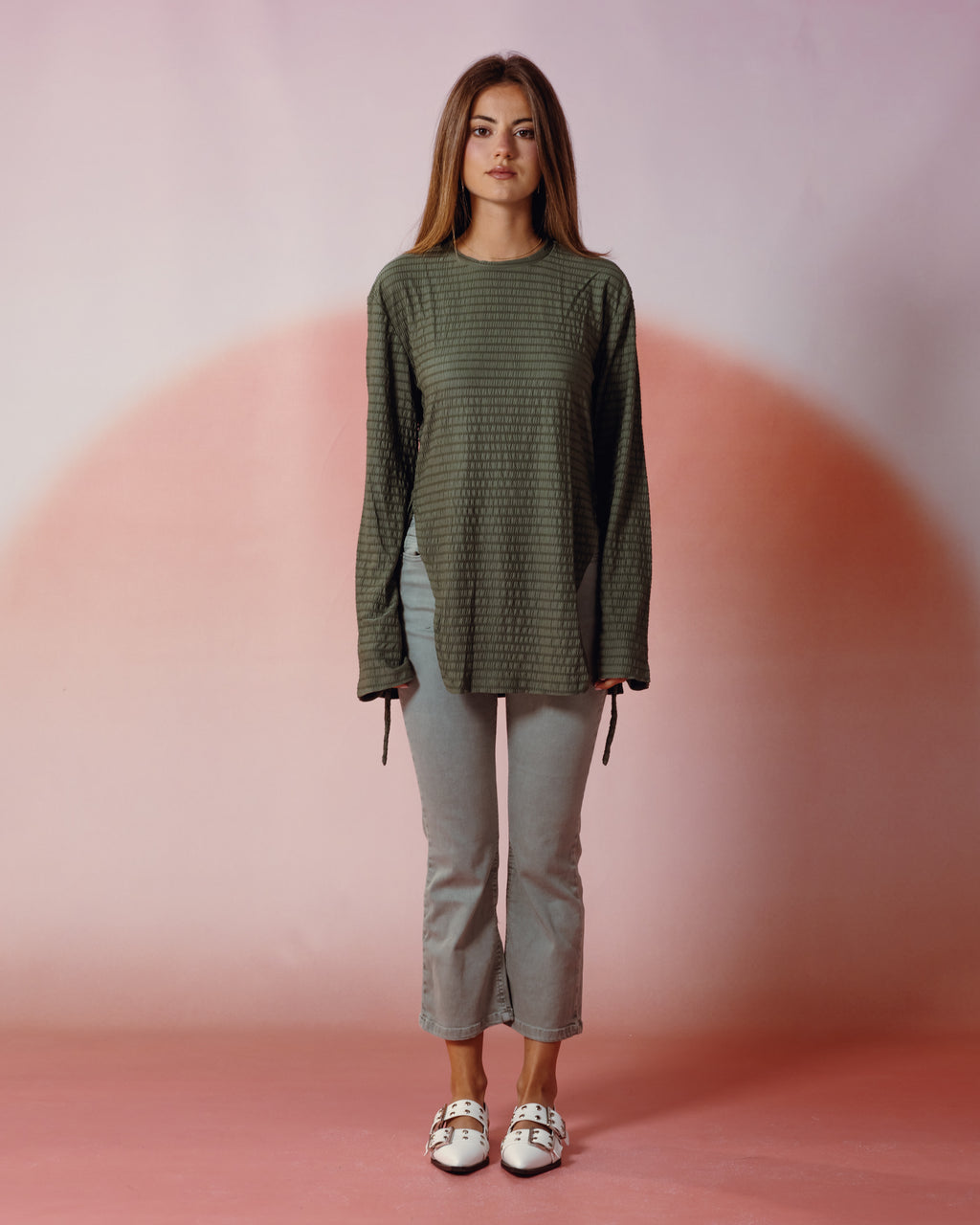 Static Top in Green