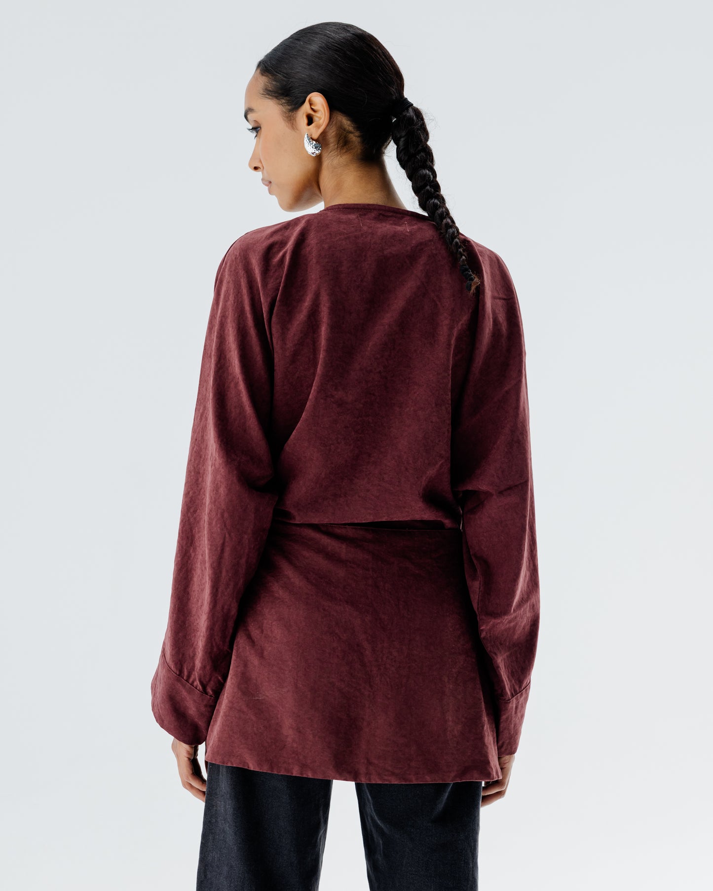 Orla Shirt in Burgundy