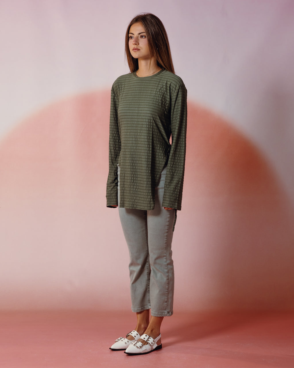 Static Top in Green