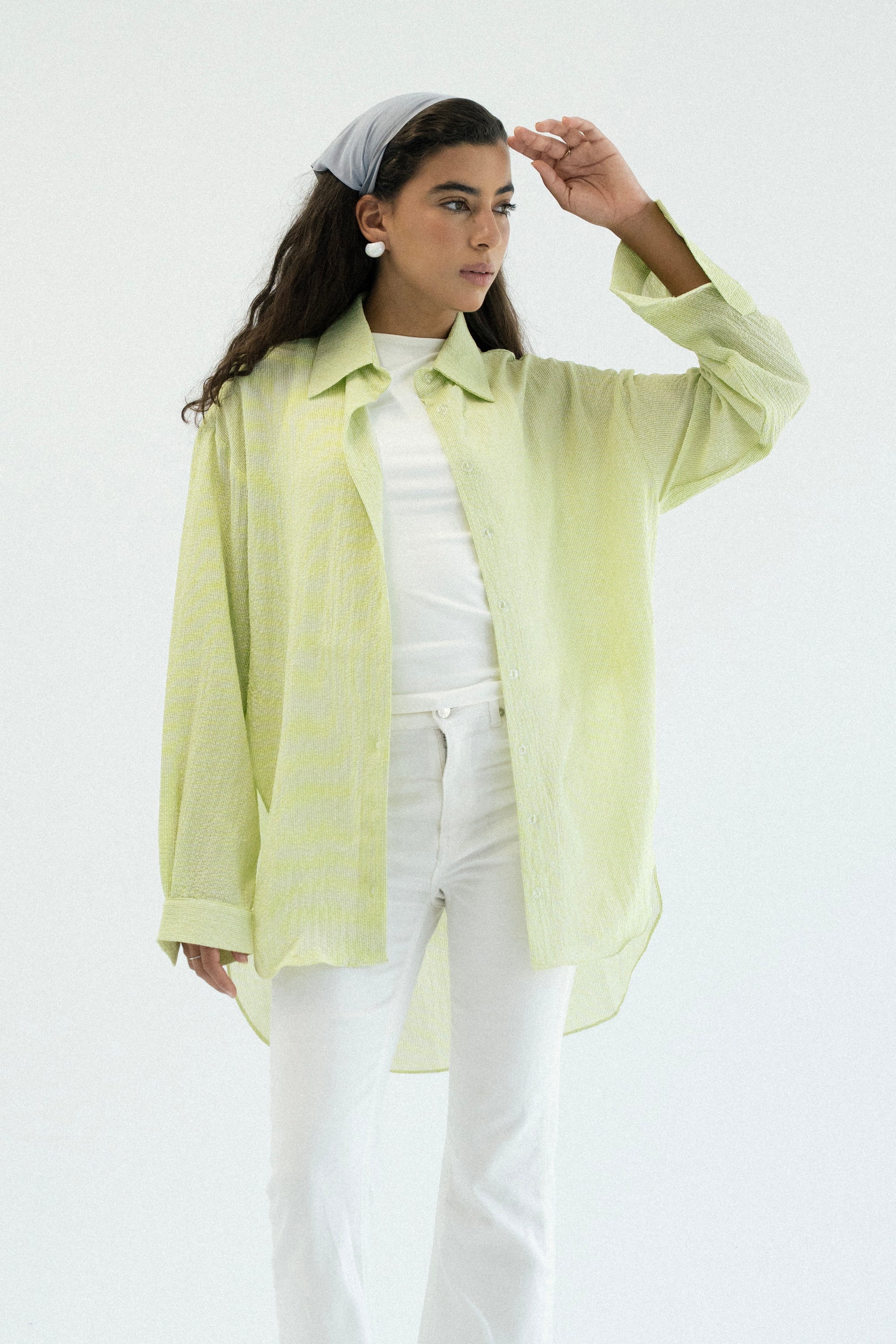 Haze Shirt in Lime