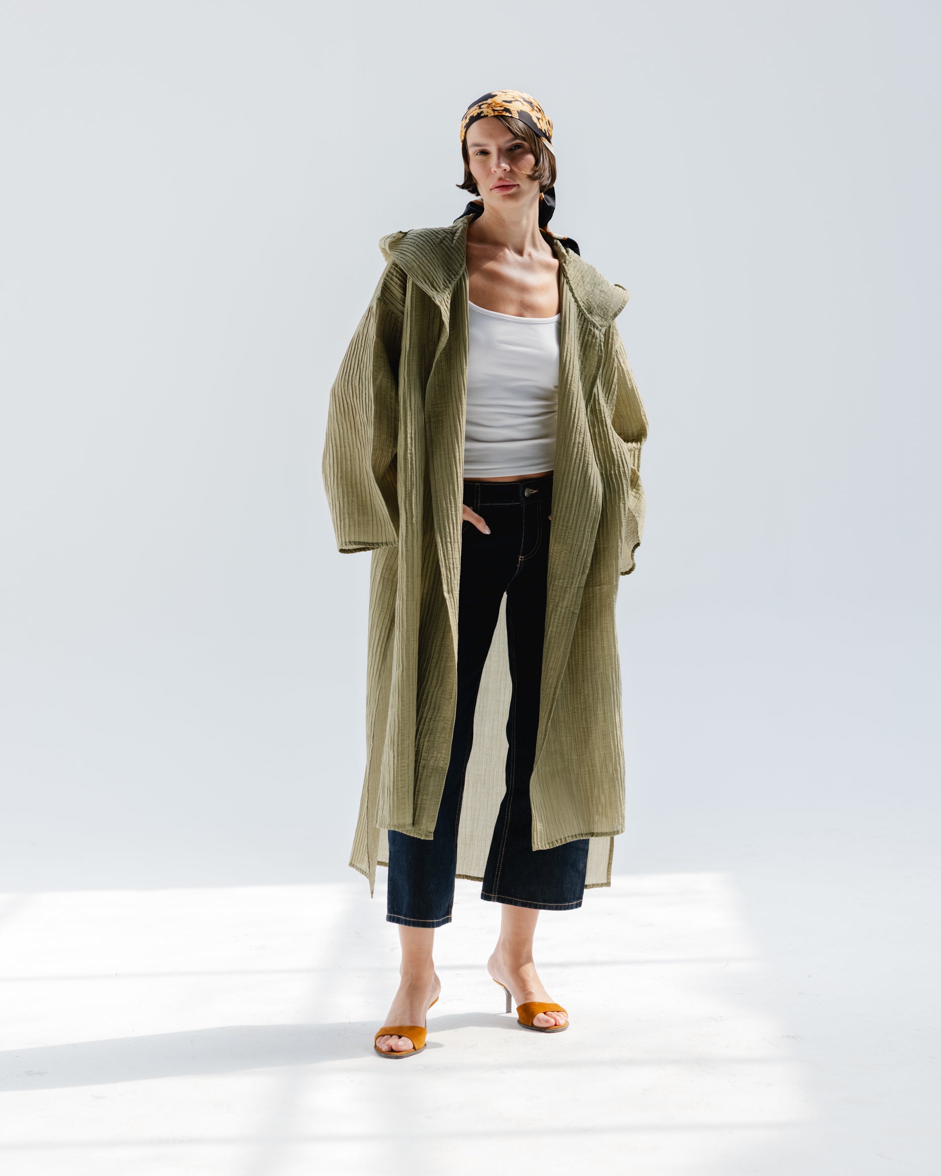 Dawn Kimono in Olive Green