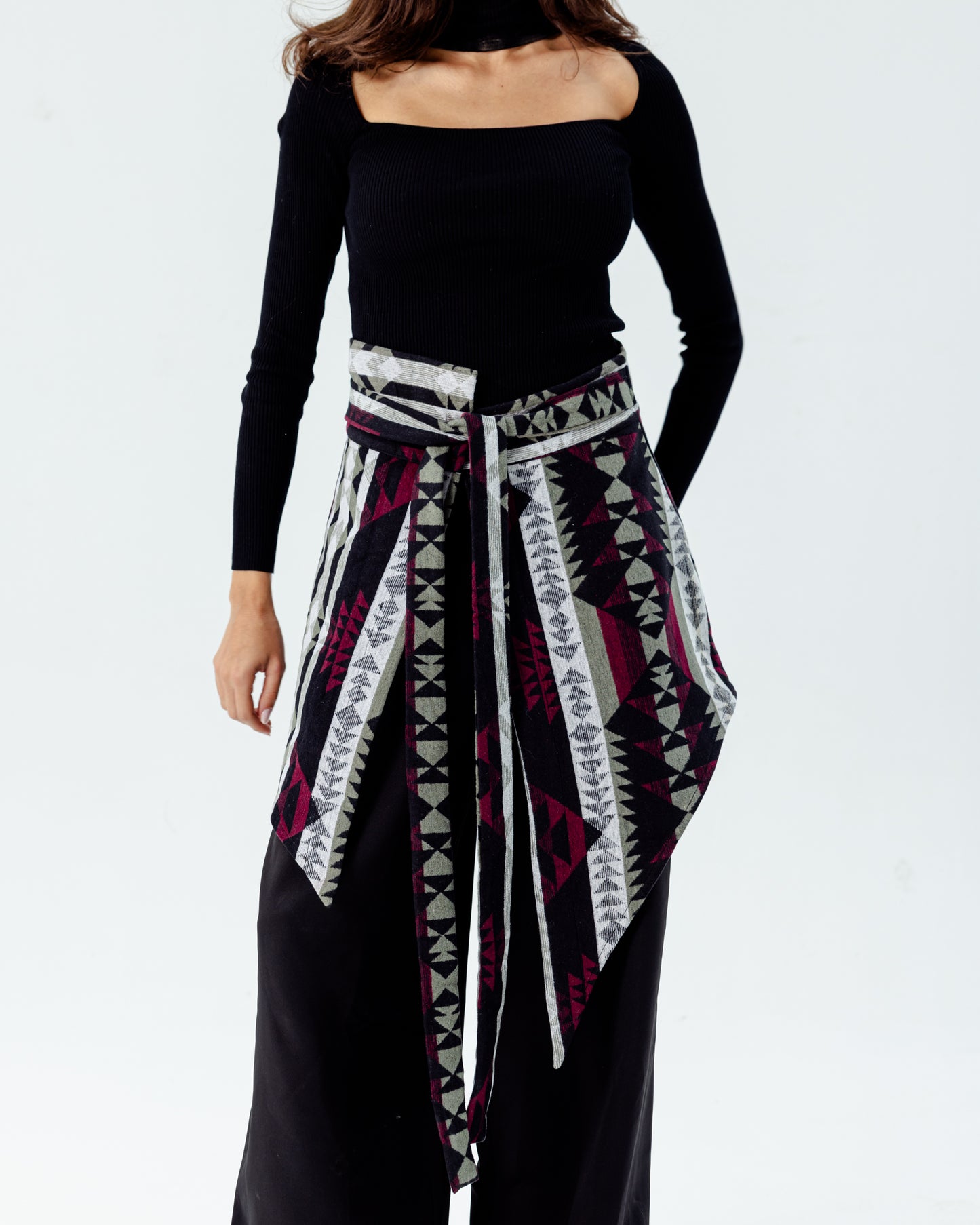 Alma Mini Wrap Skirt