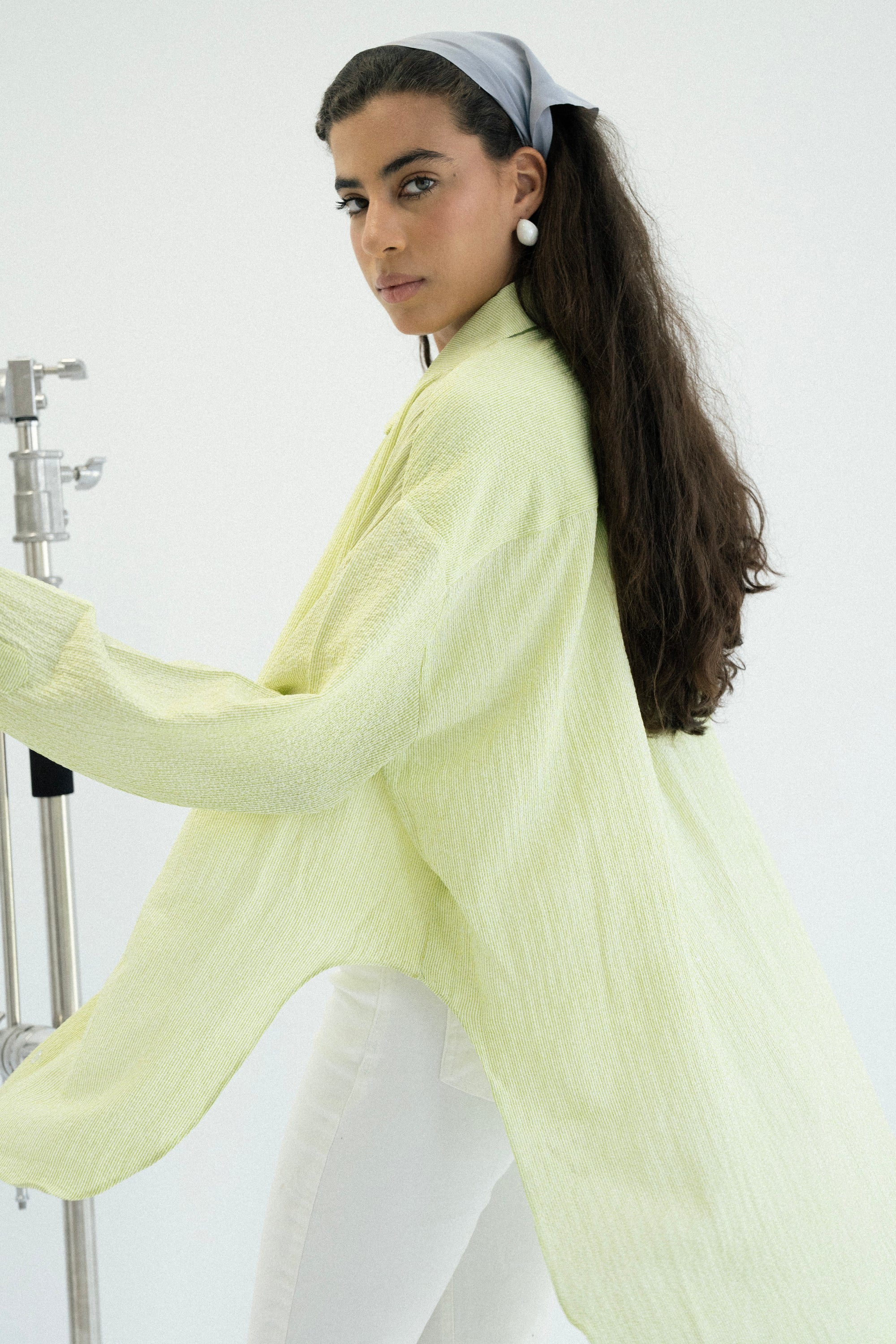 Haze Shirt in Lime