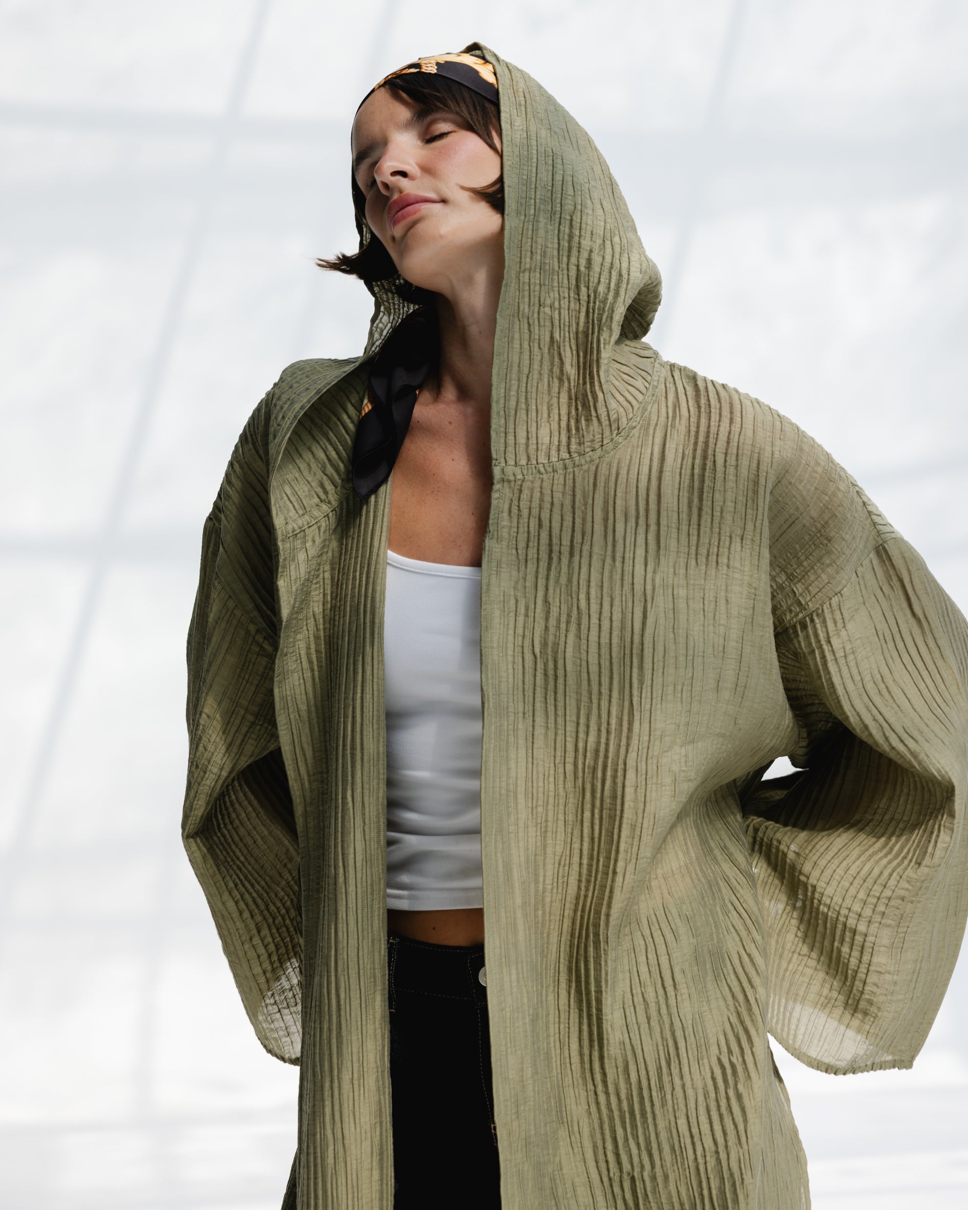 Dawn Kimono in Olive Green