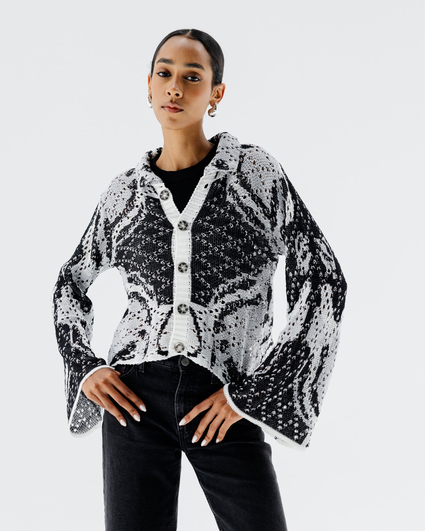ISLA Knit top in Marble