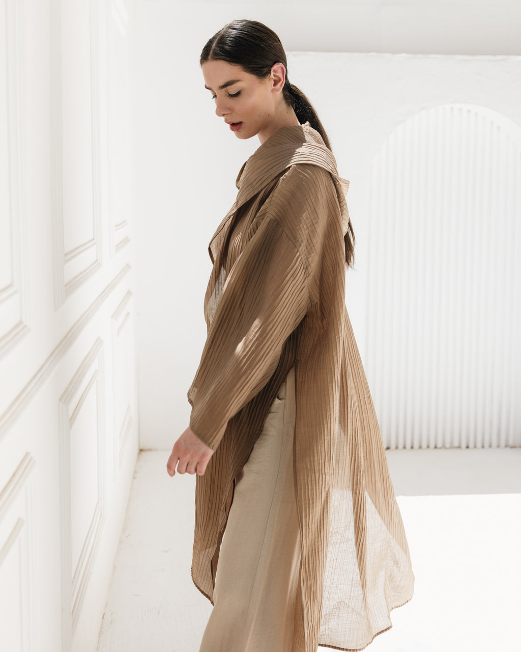Dawn Cardigan in Beige