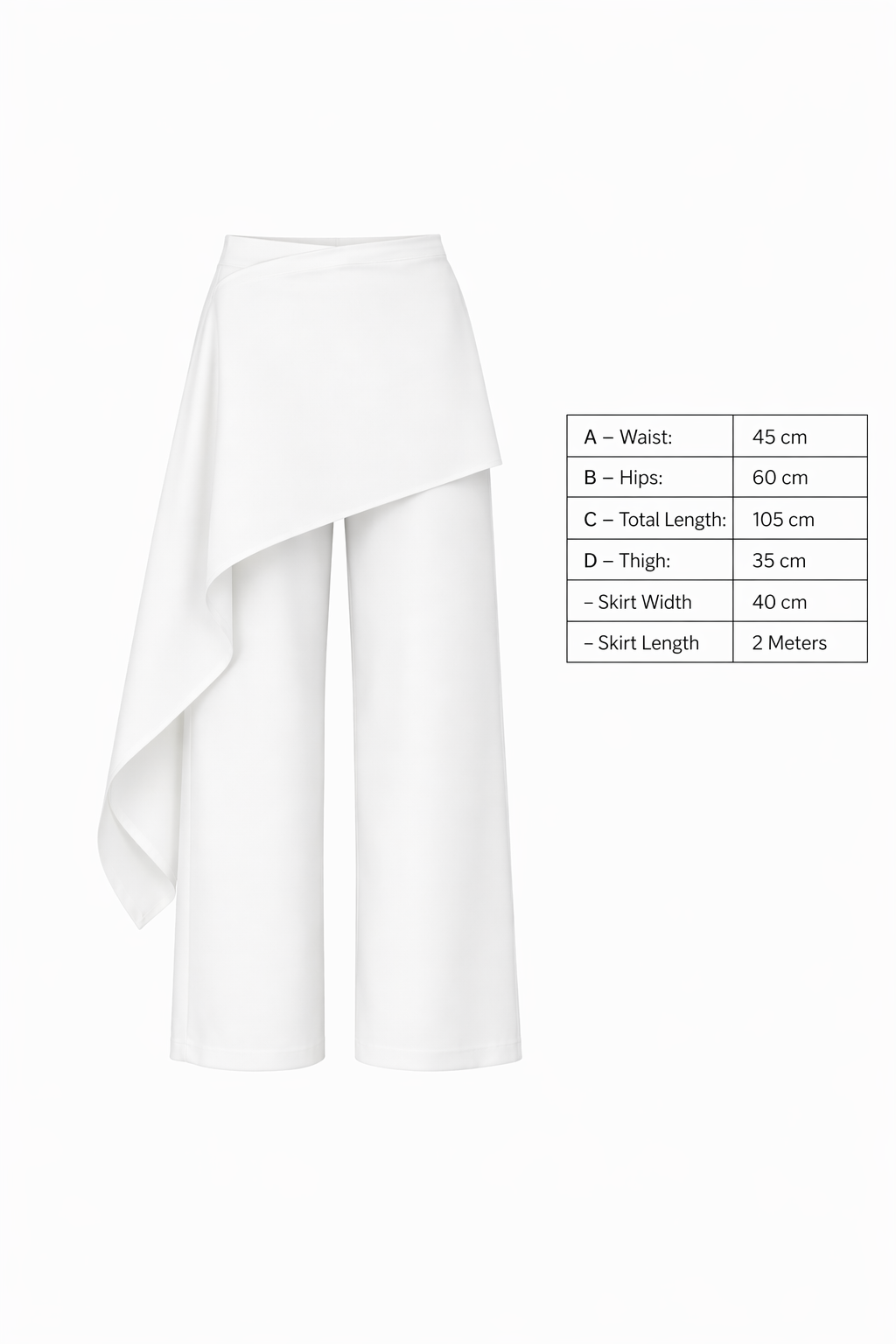 Moonveil Skirt Pants in Green