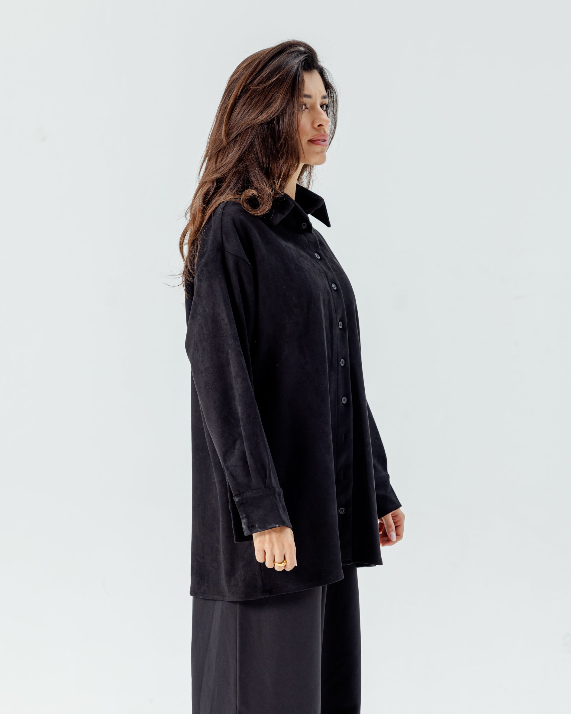 Inka (Suede Shirt & Leather Belt)