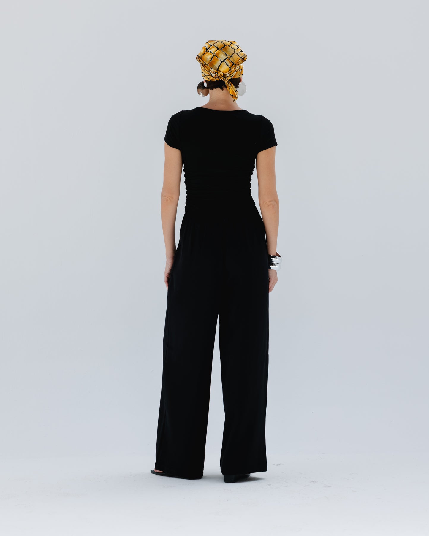 Moonveil Skirt Pants in Black