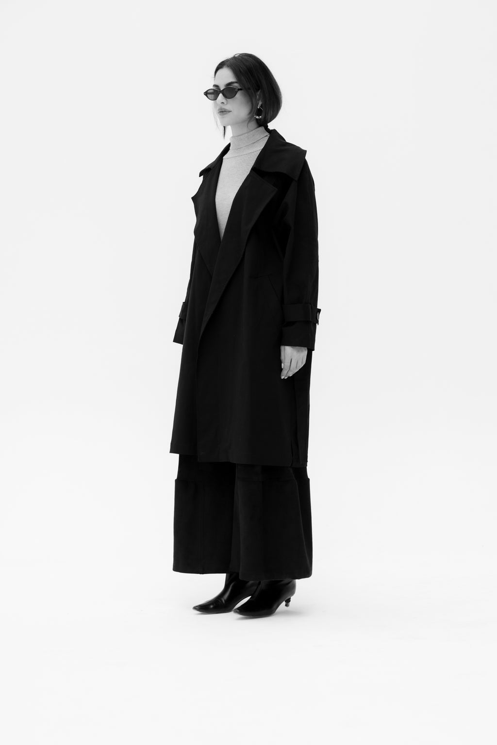 Classic Trench Coat in Black