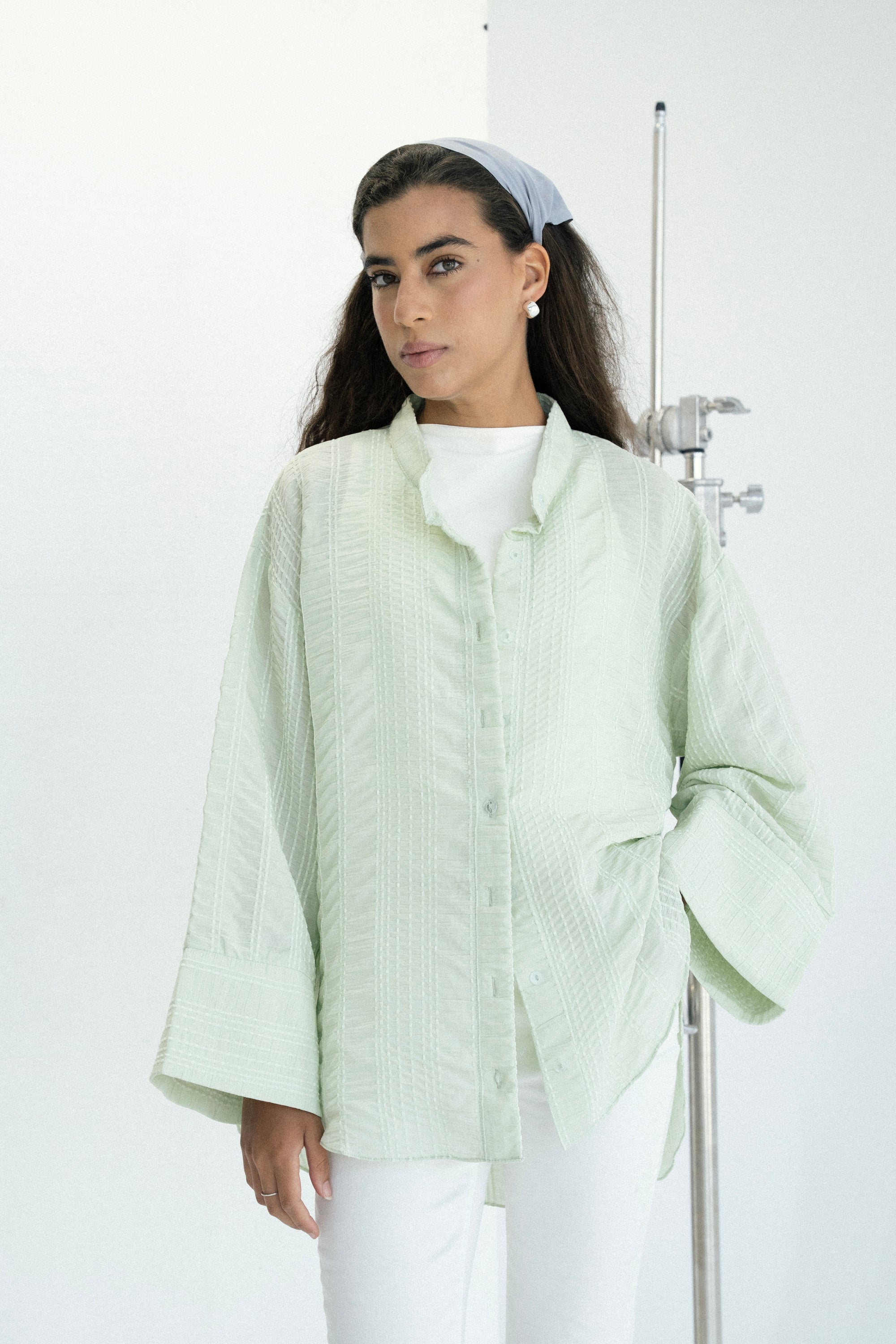 Fling Shirt in Mint Green
