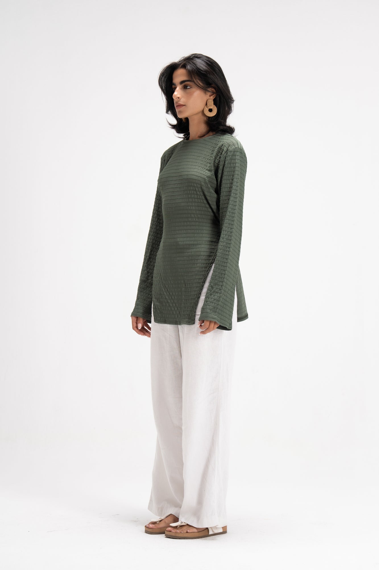 Static Top in Green