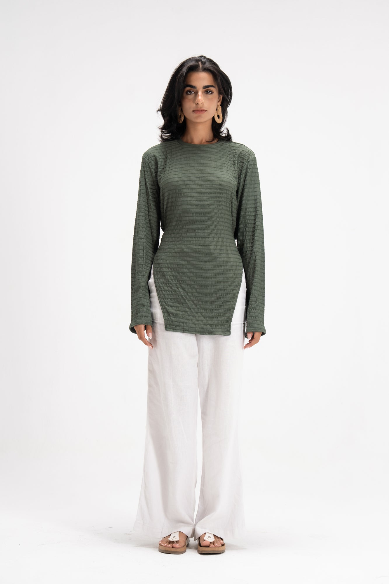 Static Top in Green
