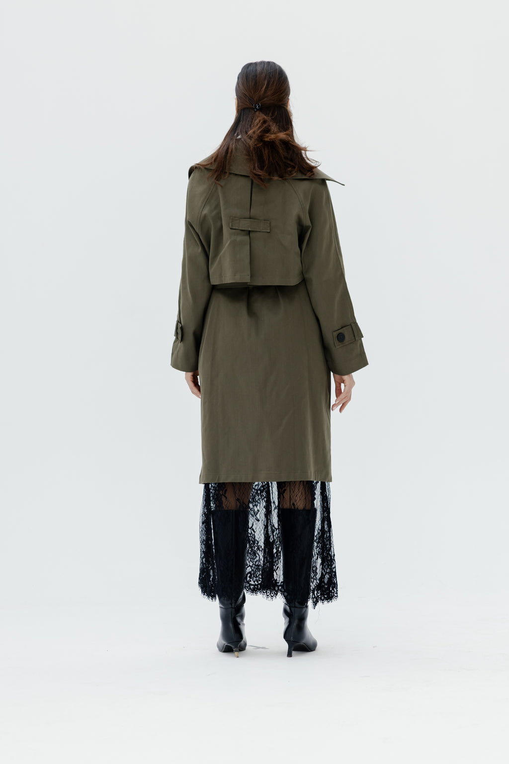 Classic Trench Coact in Olive Green