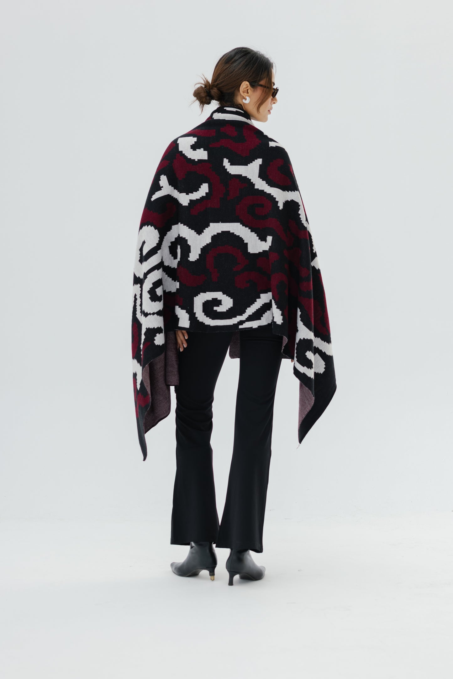 AK Scarf in Burgundy