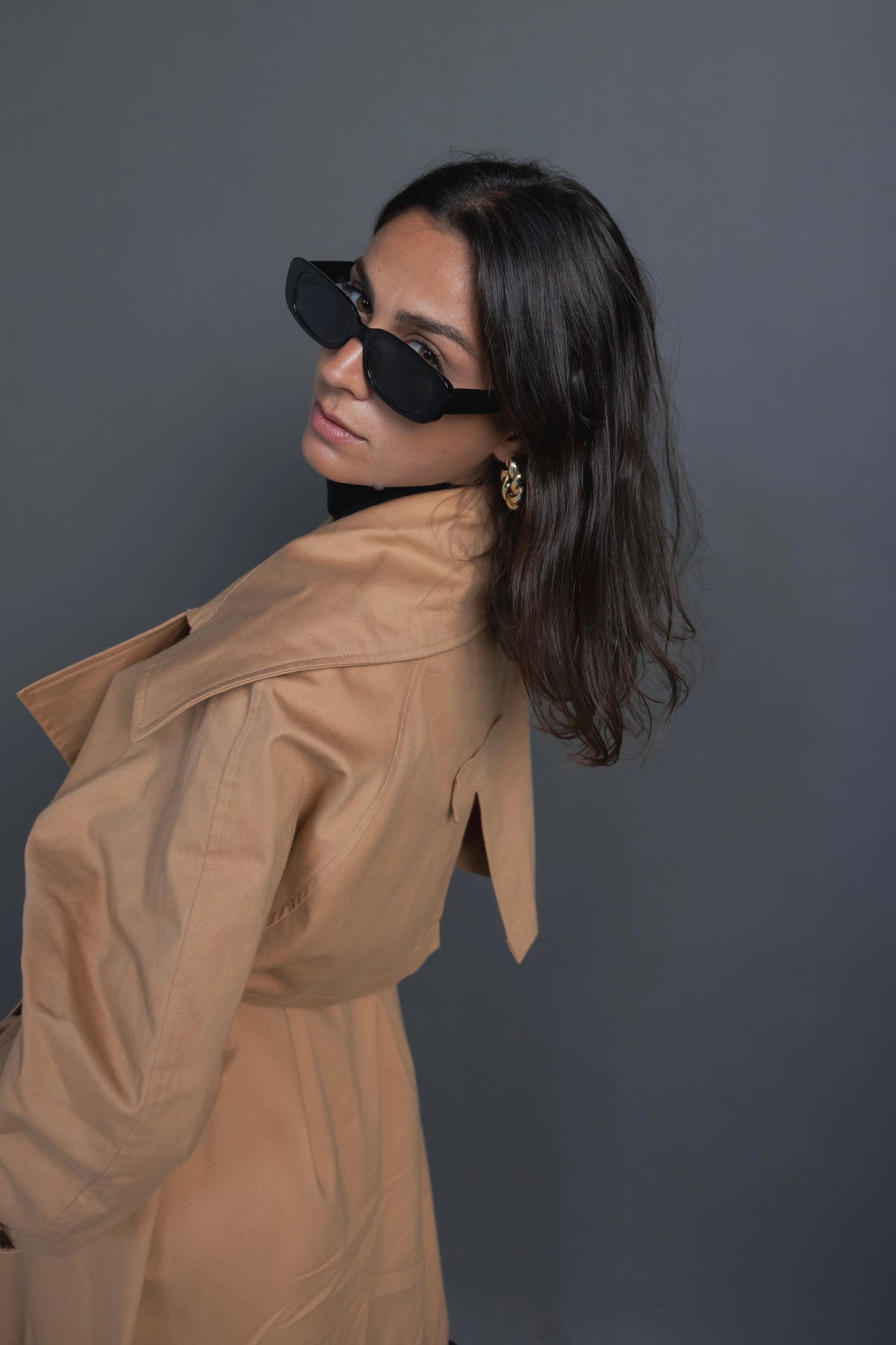 Classic Trench Coat in Camel