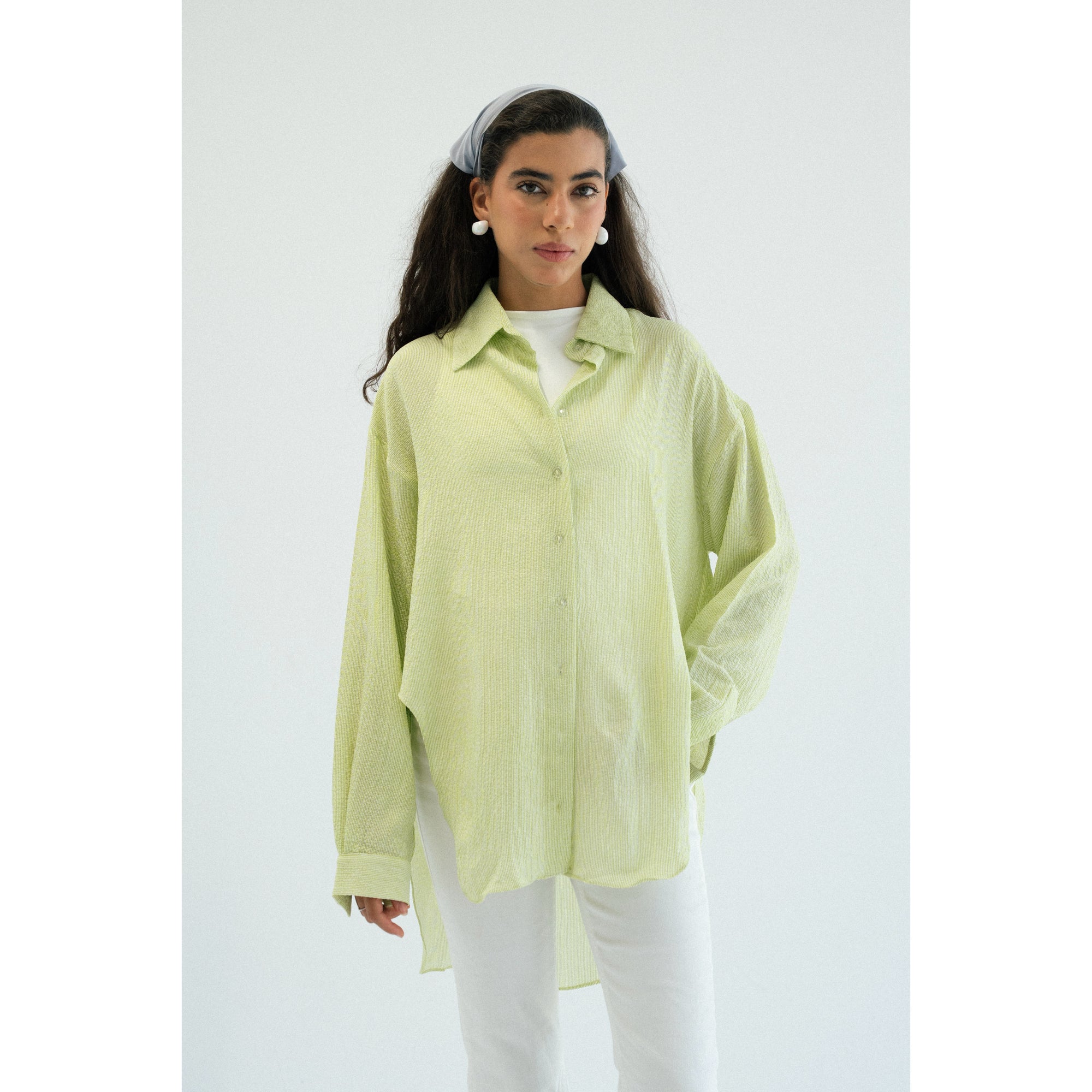 Haze Shirt in Lime