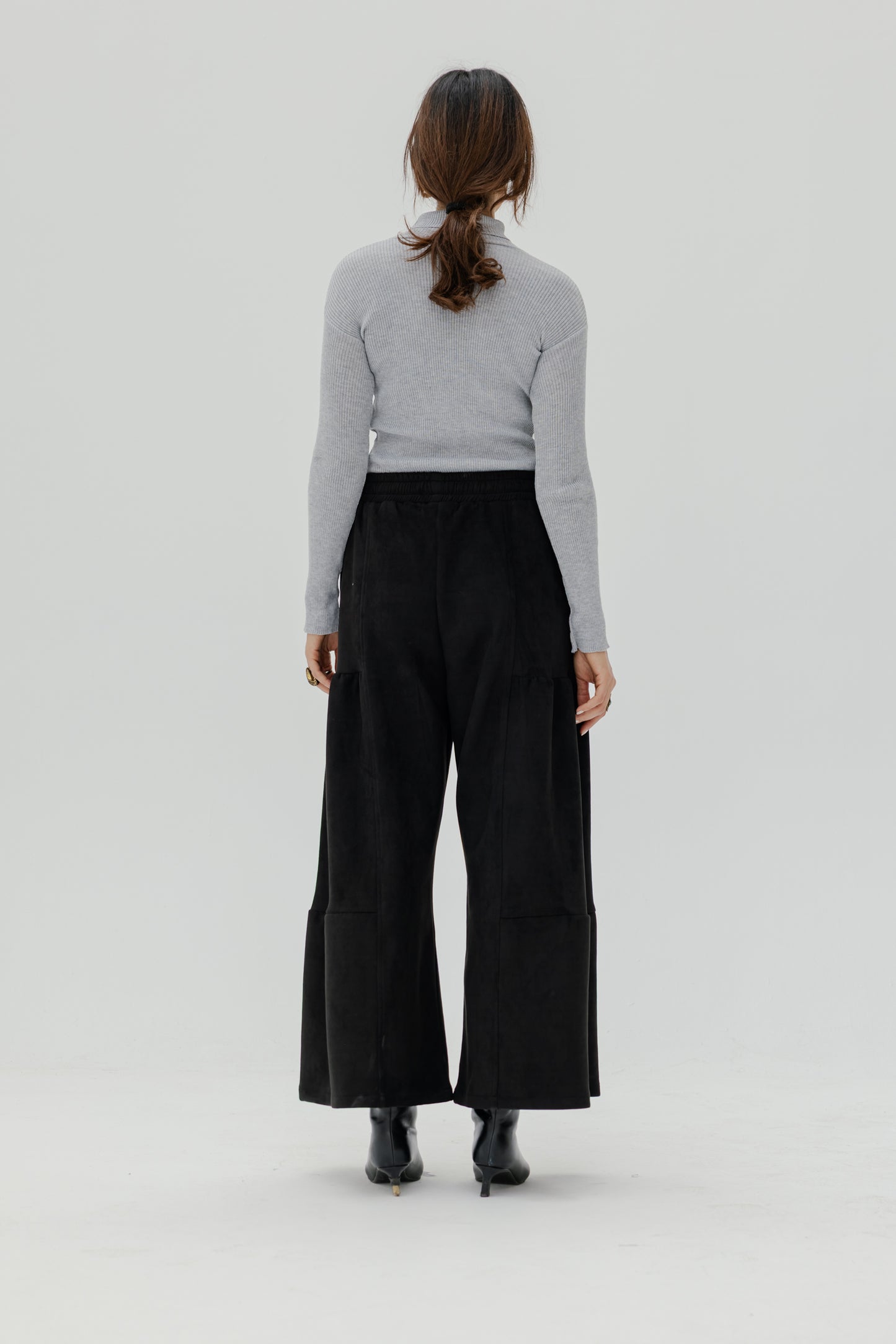 Black Suede Pants