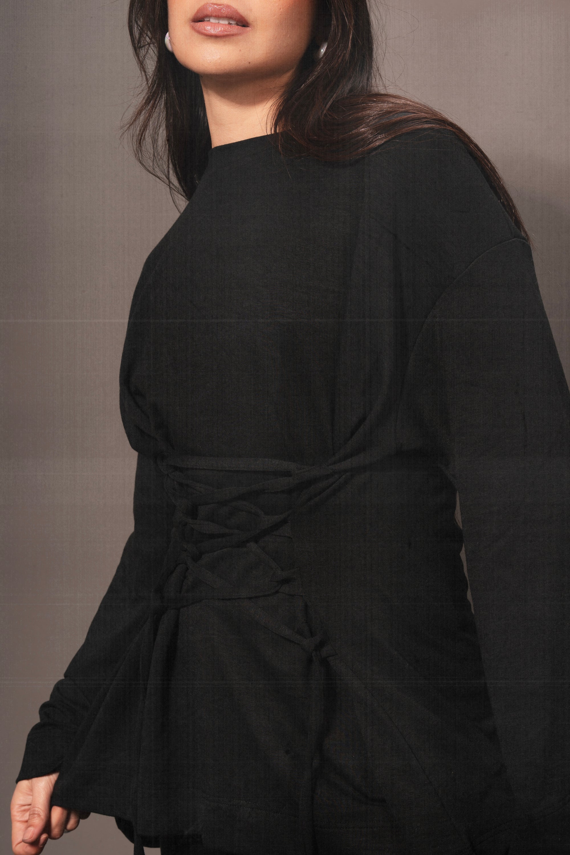 Copper Corset top in Black