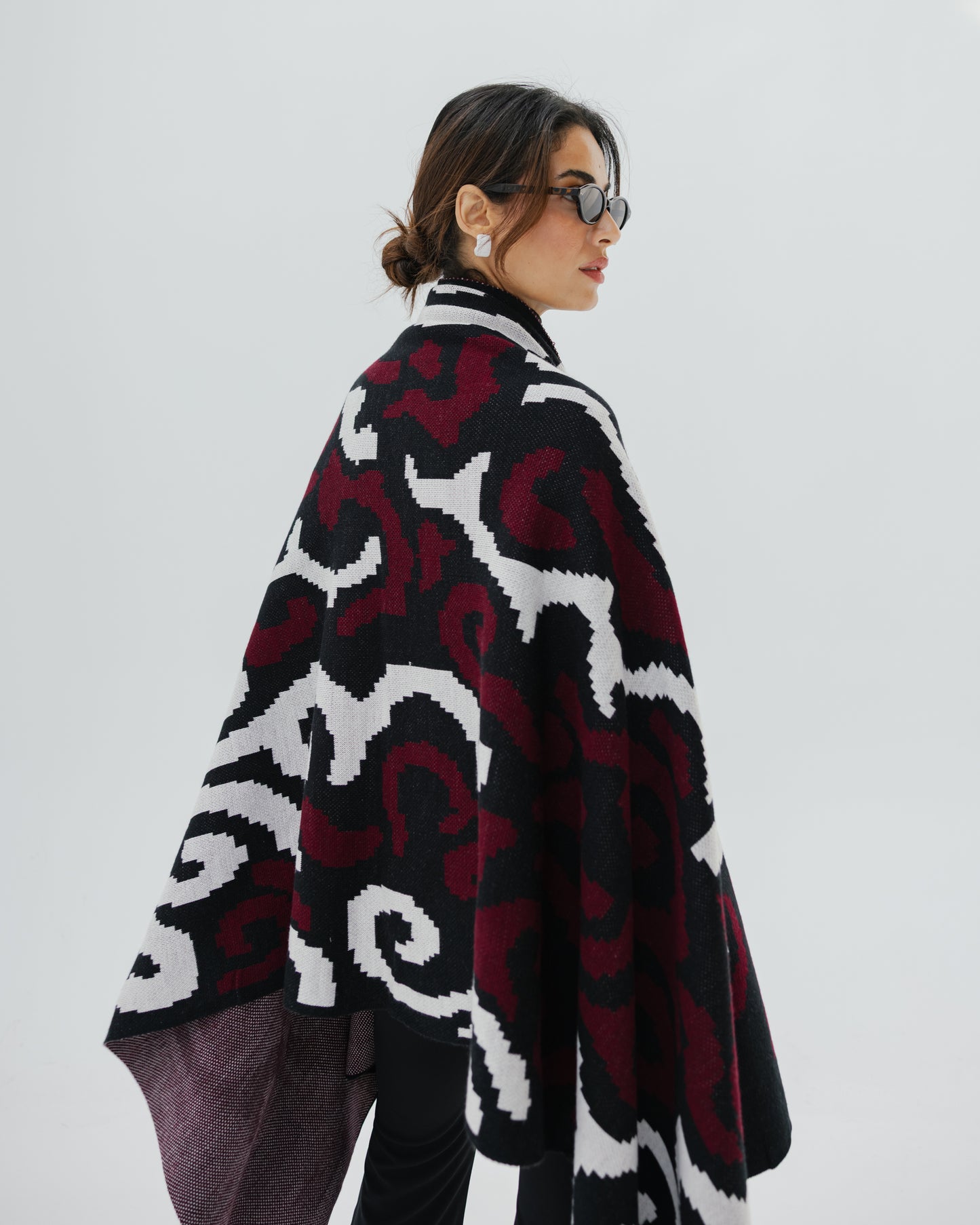 AK Scarf in Burgundy