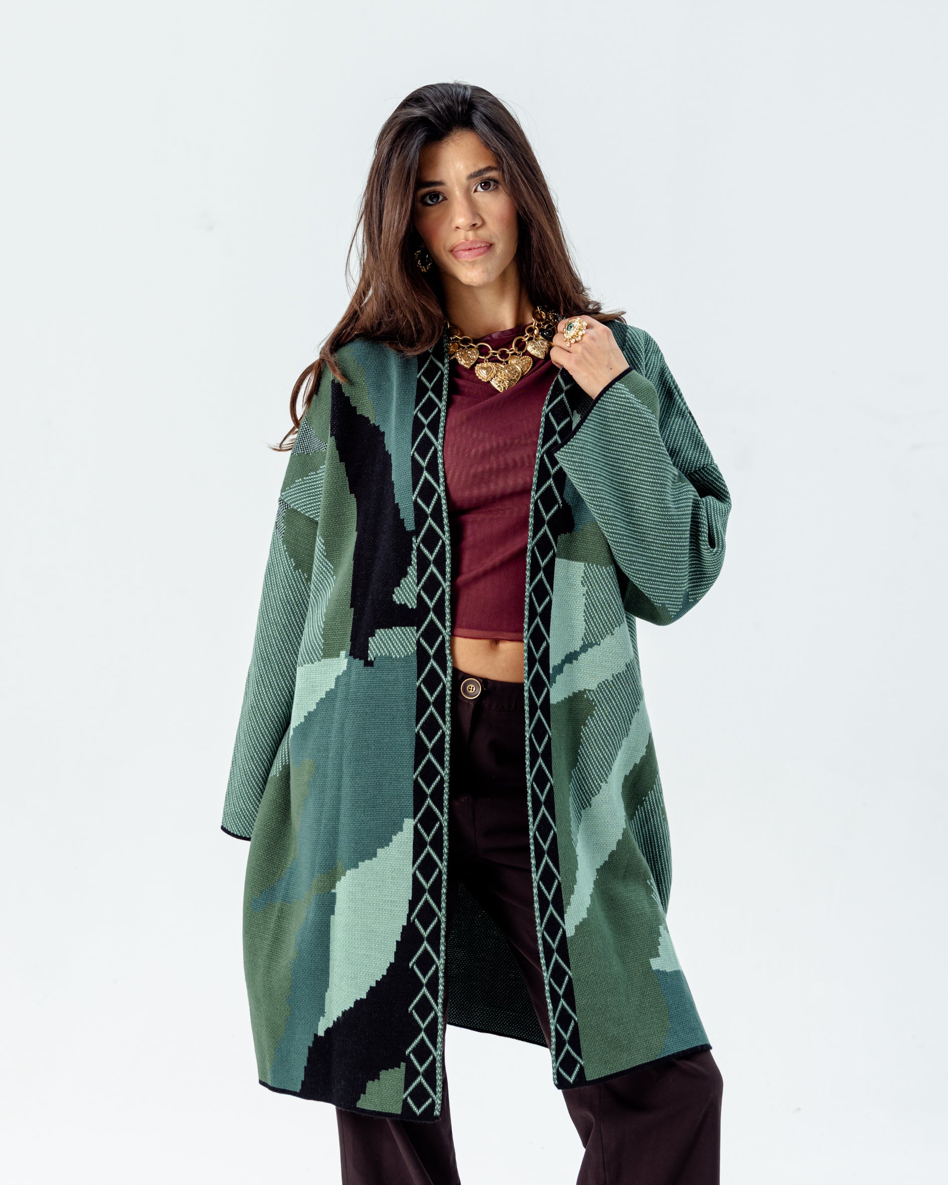 Paradise Green Cardigan