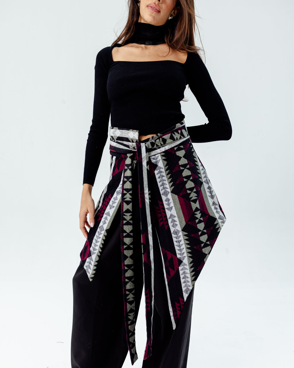 Alma Mini Wrap Skirt