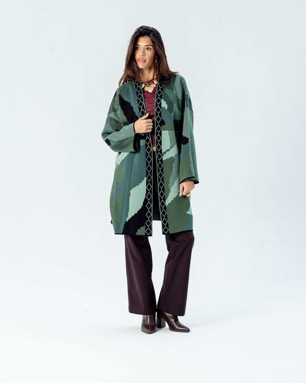 Paradise Green Cardigan