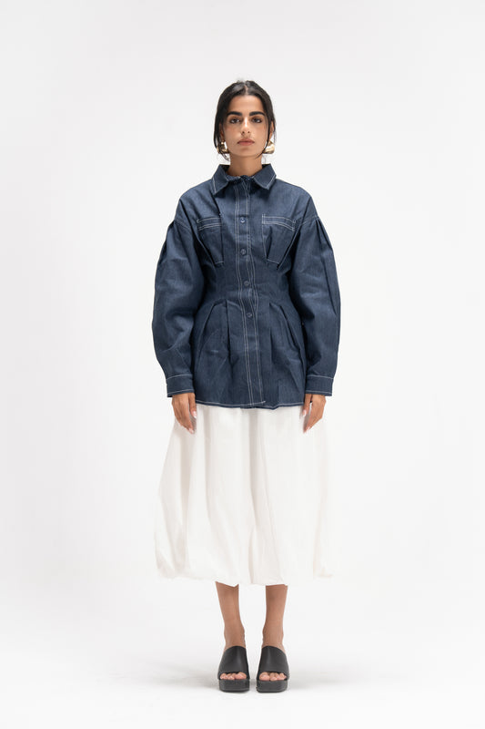 Vivid Denim Shirt in Blue