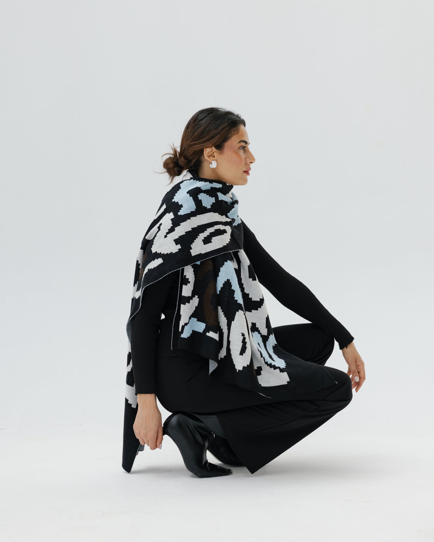 AK Scarf in Blue