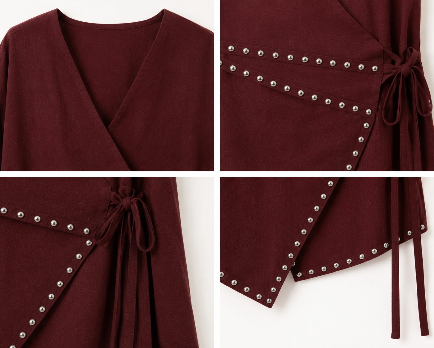 Orla Shirt in Burgundy