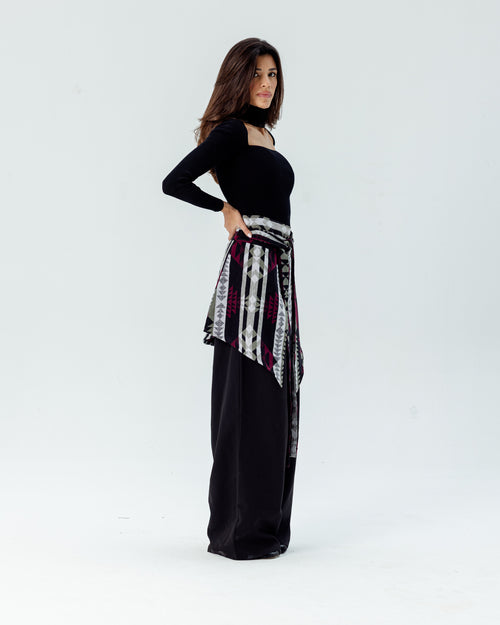 Alma Mini Wrap Skirt
